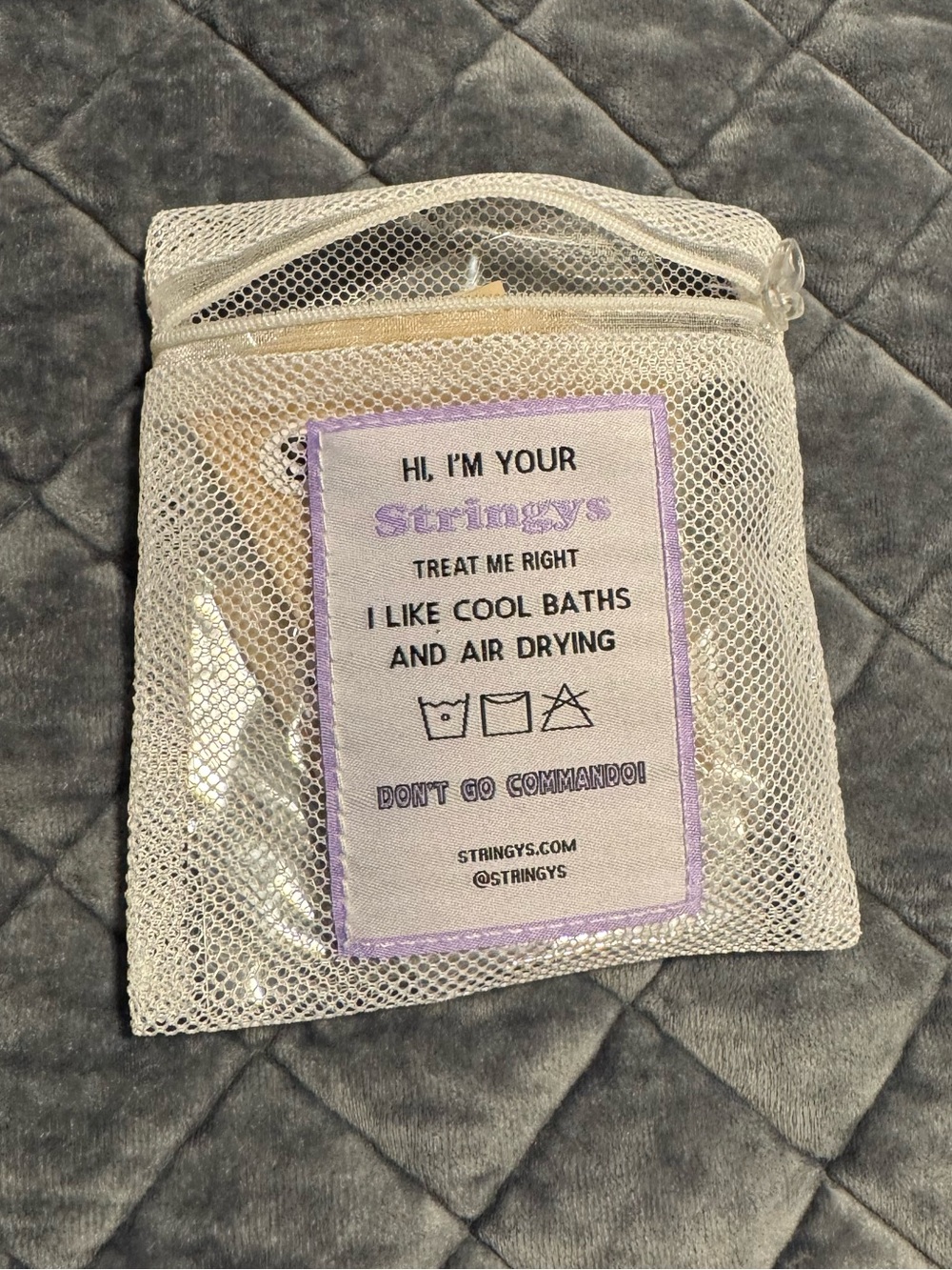 Stringys “Invisible Underwear” Buttercream Beige - 5 Pack